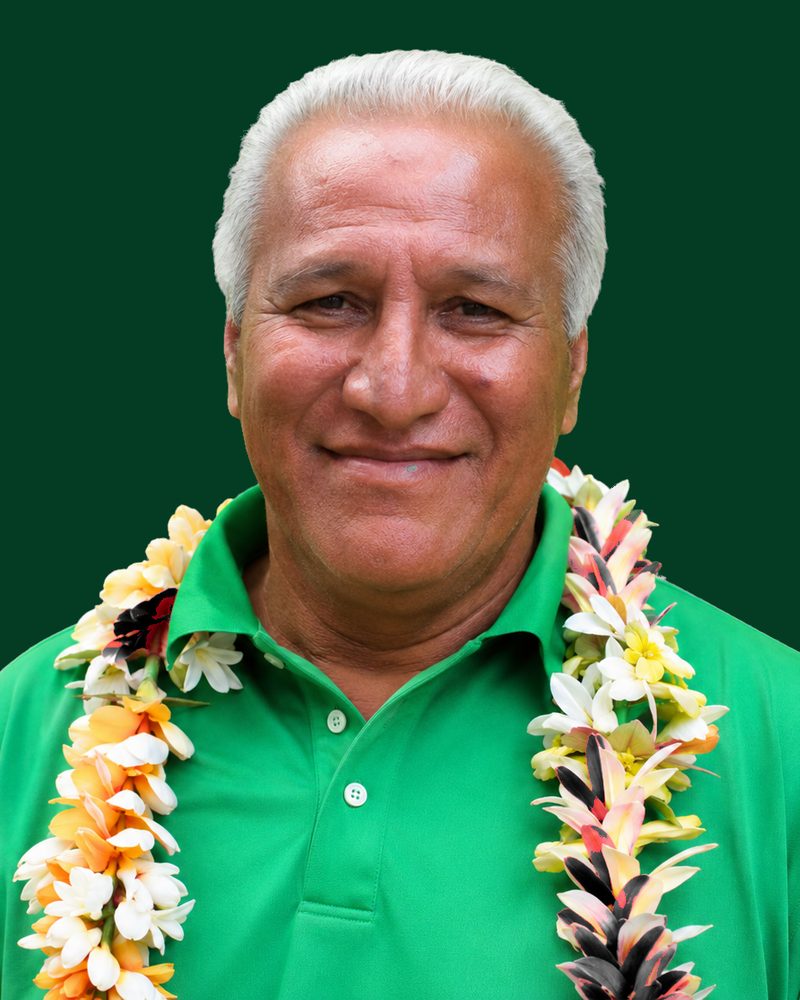 Tereapii Kavana, Cook Islands Party candidate for Arutanga-Reureu-Nikaupara